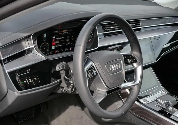 Audi A8 cena 436650 przebieg: 14000, rok produkcji 2022 z Łomianki małe 172